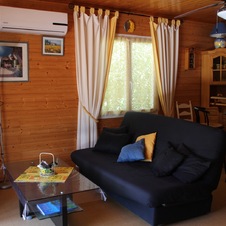 Chalet Biscaras à Gassin - Salon http://www.gassin.eu