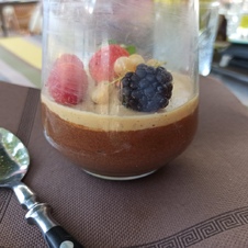 Tiramisu La Ciboulette - restaurant avec vue panoramique à Gassin - https://gassin.eu