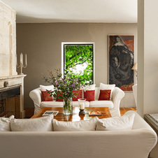 Salle intérieur Le Mas de Chastelas