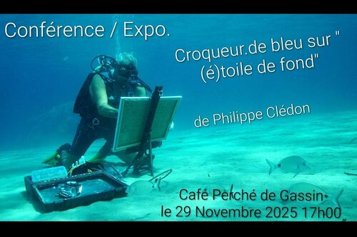 Croqueur de bleu sur (é)toile de fond