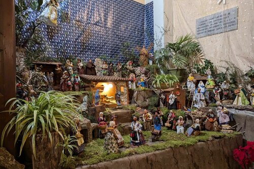 Crèche de Noël de l'église Notre-Dame-de-l'Assomption