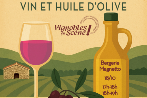 Dégustation croisée de vins et huiles d'olive_Gassin
