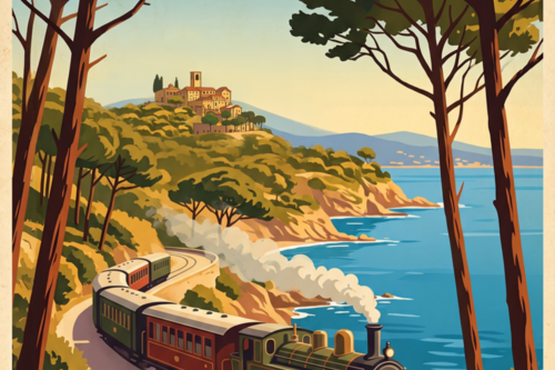 Gassin au rythme du 'Macaron' : Quand le train et le tram traversaient le Golfe_Gassin