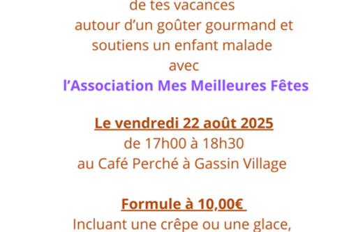 Goûter de vacances