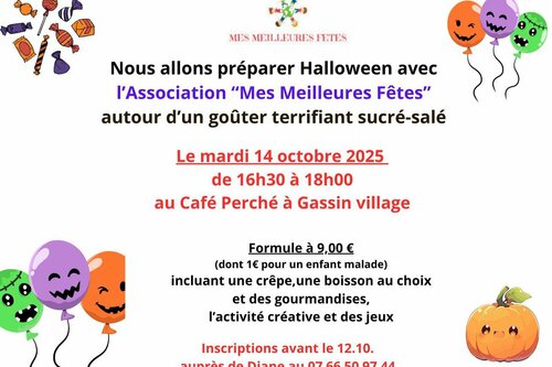Gouter terrifiant d'Halloween