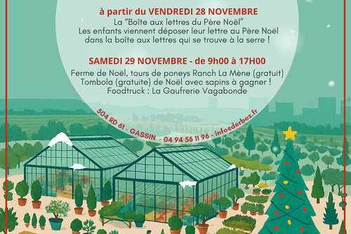 Noël à la pépinière chez Derbez