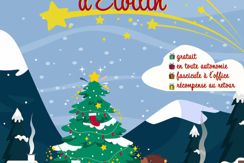 Affiche du parcours découverte pour les vacances de Noël 2025 La nuit magique d'Étoilin