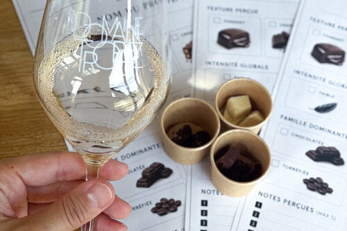 Chocolat et vin au Domaine Tropez